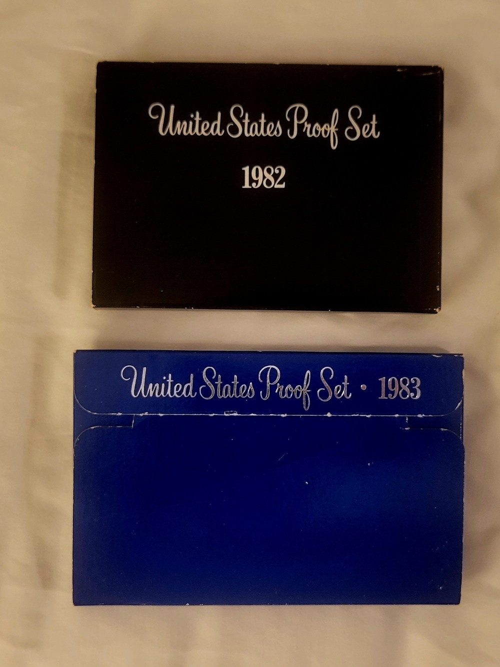 1982 & 1983 US Mint Proof Sets - San Francisco S-Mint - Complete 5-Coin Sets